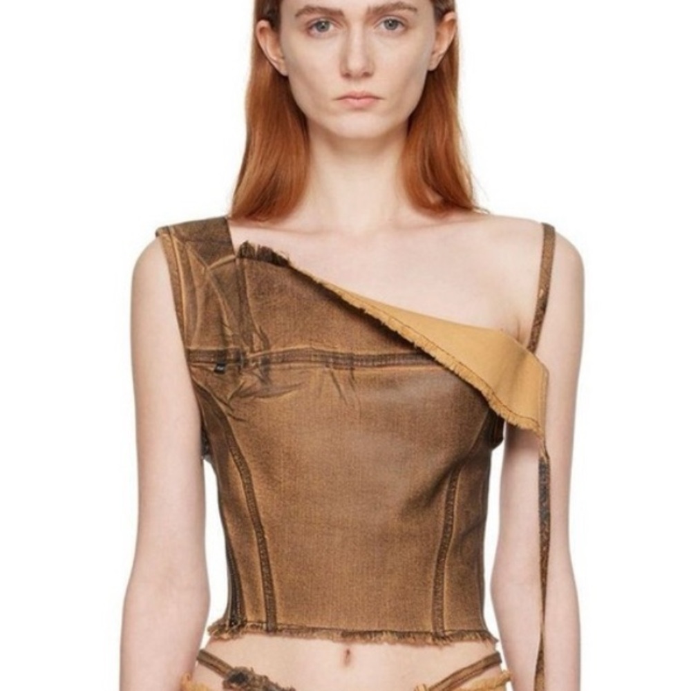 Ottolinger Denim Bustier Top